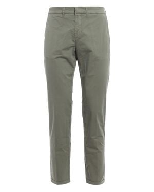 Fay Slim-Fit Cotton Chino Pants - Gray