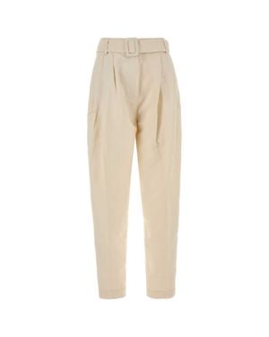 Co. Pleated Pant - Natural