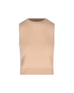 Celine 100% Cashmere Crewneck Sweater - White