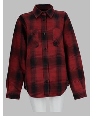 Our Legacy Bison Check Ranch Cotton Shirt - Red