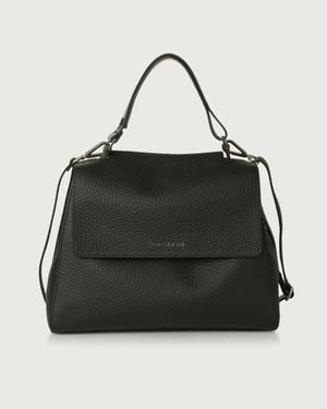 Orciani Soft Mini Shoulder Bag - Black