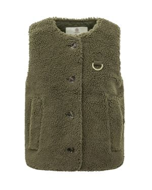 Barbour Bowes Fleece Gilet - Green