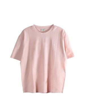 Saint Laurent T-Shirt Large Cote - Pink