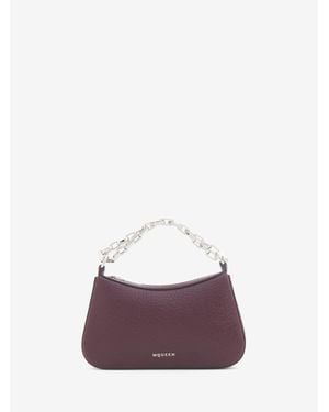 McQueen Mini Cross Bar Purse - Purple