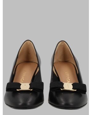 Ferragamo Classic High-Heel Pumps For - Black