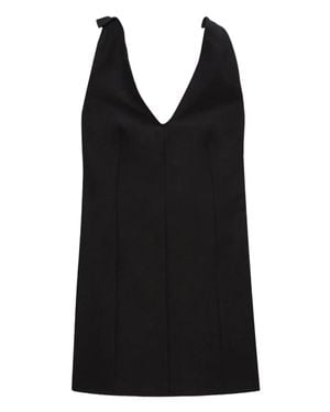 MSGM Mini Corset Dress Polyester - Black
