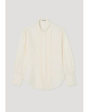 Rohe Silk Tuxedo Shirt - White
