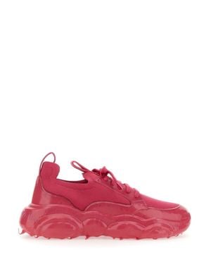 Moschino Chic Logo Sneakers - Pink