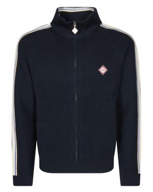 CASABLANCA Cafe Culture Track Jacket - Blue
