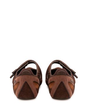 The Attico Floor 01 Mini Ballerina Sandals - Brown