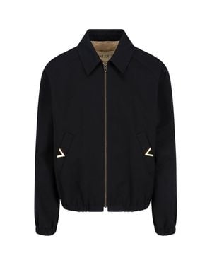 Valentino 100% Cotton Jacket - Black