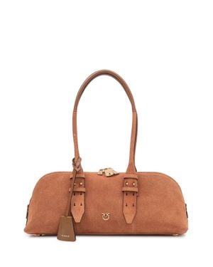 Pinko Bowling Handbaguette Mini With Handles And Zip - Multicolor