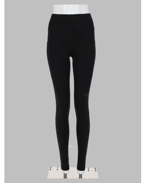 Y-3 High-Waist Performance Leggings - Black