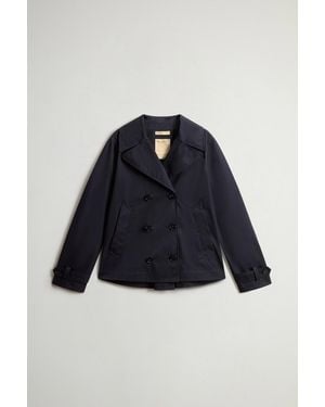 Woolrich Mini Tech Cotton Jacket - Blue