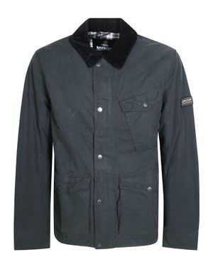 Barbour Winter Drifter Washed Wax Jacket For - Blue