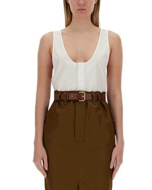 Saint Laurent Henley Dinghy Top - Green