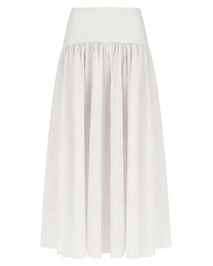 STAUD Procida" Skirt - White