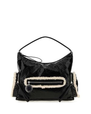 Stella McCartney Dartmoor Mini Alter Mat Shoulder Handbag - Black