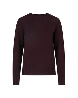 Drumohr Crewneck Wool Sweater - Purple