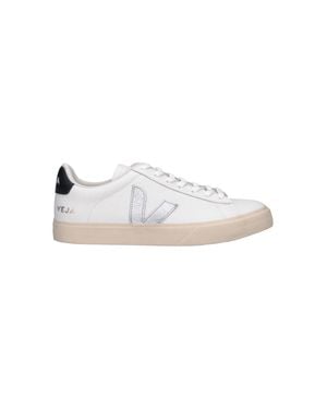Veja Low-Top Leather Sneakers - White
