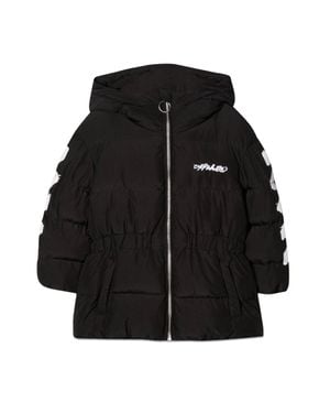 Off-White c/o Virgil Abloh Piumino Con Zip Diag - Black