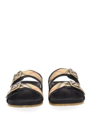 Burberry Urban Chic Sandals - Black
