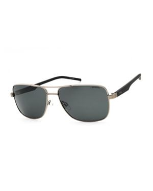 Polaroid Pld 2042/S Rectangular Metal Polarized Sunglasses For - Multicolor