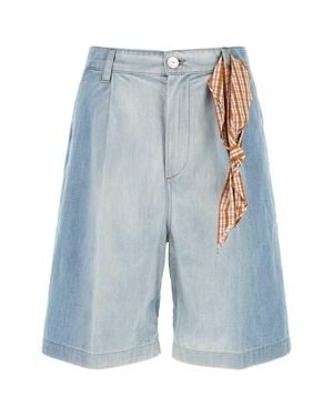 Marni Denim Bermuda Shorts - Blue