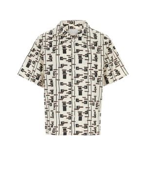 Prada Printed Shirt - White
