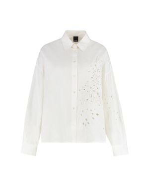 Pinko Centoundici Cotton Shirt - White