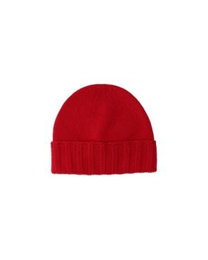 Drumohr 100% Cashmere Hat For - Red