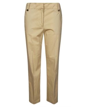 Liu Jo Cotton Pants - Natural