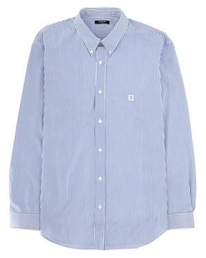 Balmain Logo Shirt Cotton - Blue