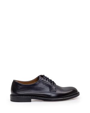 Doucal's Lace-Up Leather Shoes - White