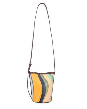 Paul Smith Mini Bucket Crossbody Bag - White