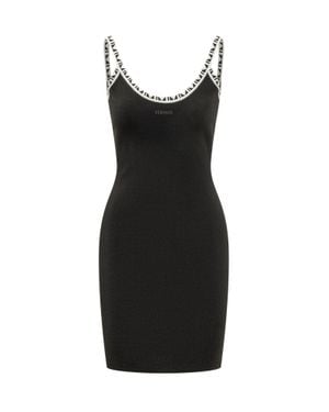 Versace Knit Mini Dress - Black