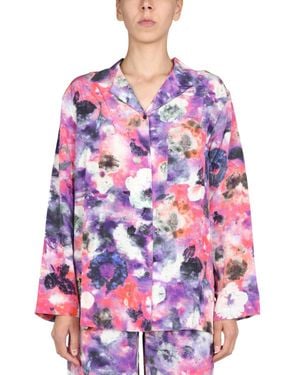 McQ Abstract Floral Pattern Relaxed Fit Shirt - Pink