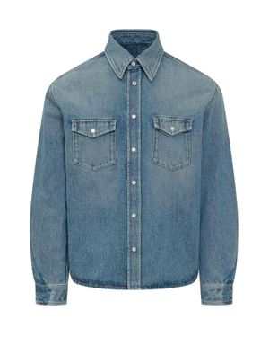 Givenchy Casual Shirt With Pocket - Blue