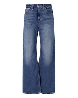 Levi's Strauss Phoenix Rising High-Rise 100% Cotton Jeans For - Blue
