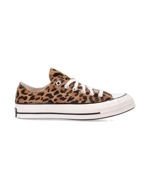 Converse Leopard Print Platform Low Top Sneaker - Multicolor