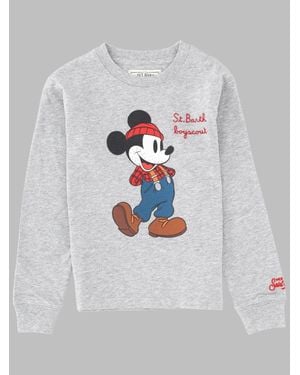 MC2 Saint Barth Jr Scout Kids 100% Cotton Sweater - Gray