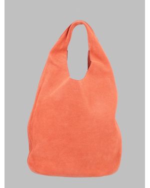 A.P.C. A. P.C. Suede Shoulder Tote Bag - Orange