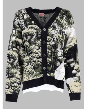KENZO Cotton-Wool Sweater - Brown