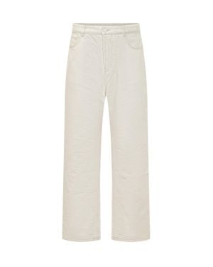 Ami Paris Large-Fit Jeans - White