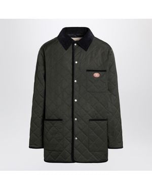 Valentino Garavani Quilted Jacket With Vlogo Patch - Black
