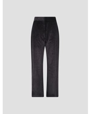 Studio Nicholson Relaxed Curved-Leg Cotton Pants - Brown