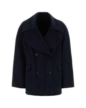 Loulou de Saison Neil Wool-Cashmere Jacket - Blue