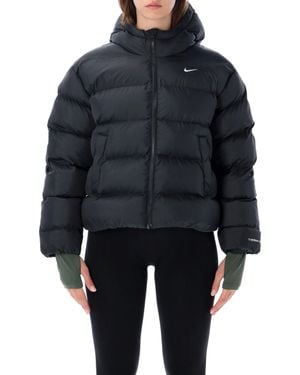Nike Therma-Fit Hooded Down Jacket - Blue