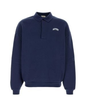 Autry 100% Cotton Polo Shirt - Blue