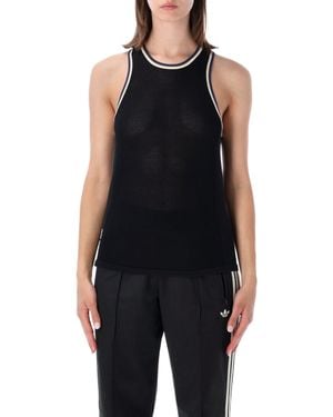 adidas Originals Elevated Sport Mini Mesh Tank Top - Black